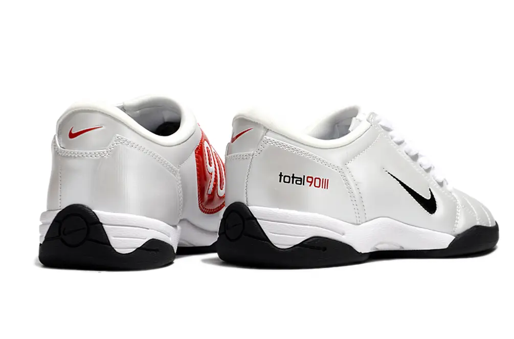 Nike Total 90 III IC - White/Classic Black/Red Accent