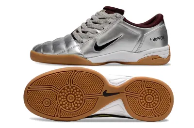 Nike Total 90 III IC - Silver/Burgundy/Gum