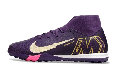 Nike Air Zoom Mercurial Superfly 10 Academy TF - Purple/Golden Yellow/Pink Blast