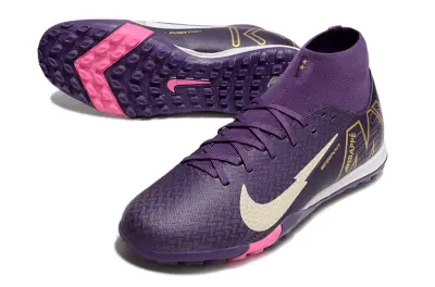 Nike Air Zoom Mercurial Superfly 10 Academy TF - Purple/Golden Yellow/Pink Blast