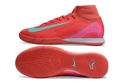 Nike Air Zoom Mercurial Superfly 10 Academy IC - Red/Coral Burst/Turquoise Shine