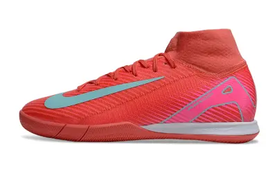 Nike Air Zoom Mercurial Superfly 10 Academy IC - Red/Coral Burst/Turquoise Shine