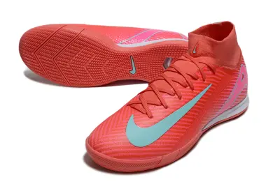 Nike Air Zoom Mercurial Superfly 10 Academy IC - Red/Coral Burst/Turquoise Shine