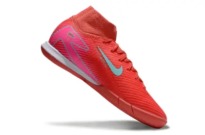Nike Air Zoom Mercurial Superfly 10 Academy IC - Red/Coral Burst/Turquoise Shine
