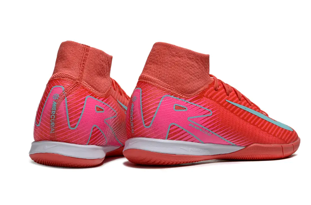 Nike Air Zoom Mercurial Superfly 10 Academy IC - Red/Coral Burst/Turquoise Shine