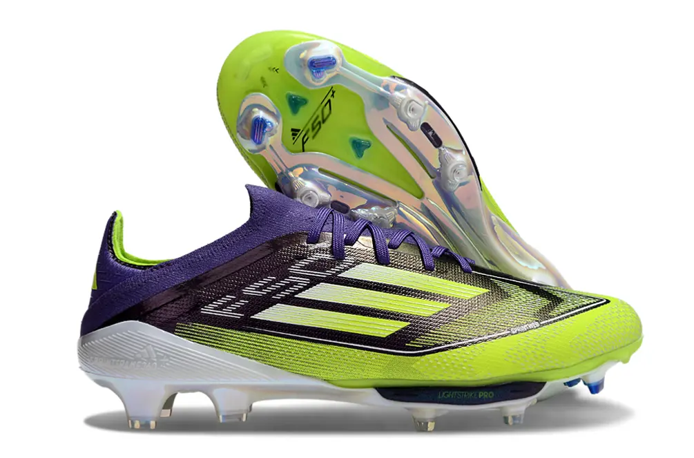 Adidas F50+ Elite Lightstrike Pro FG - Yellow/Neon Yellow/Deep Purple