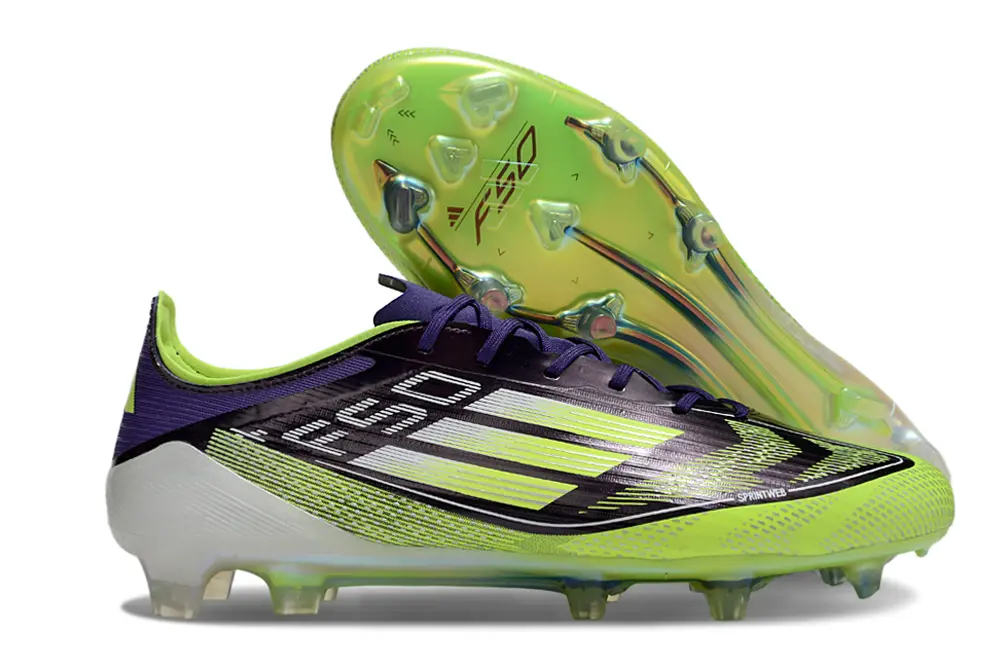 Adidas F50 Elite FG - Green/Electric Green/Deep Purple