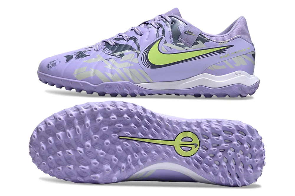 Nike Tiempo Legend 10 Academy TF - Purple/Lime Green/Pale Lavender