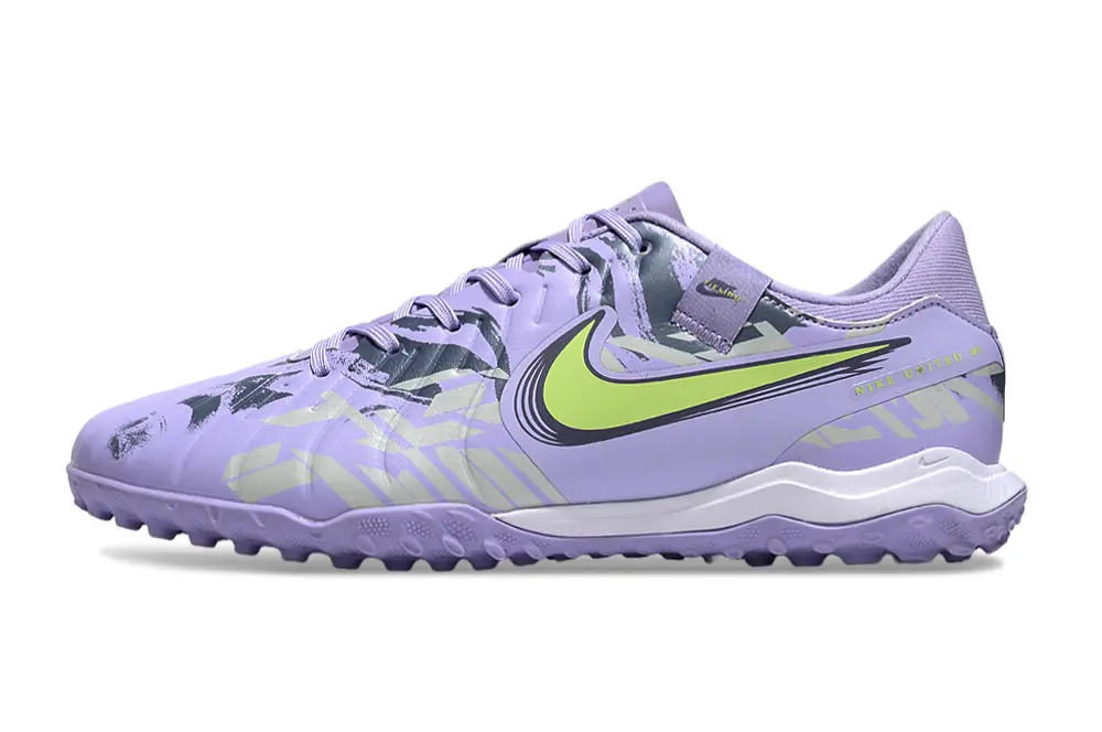 Nike Tiempo Legend 10 Academy TF - Purple/Lime Green/Pale Lavender