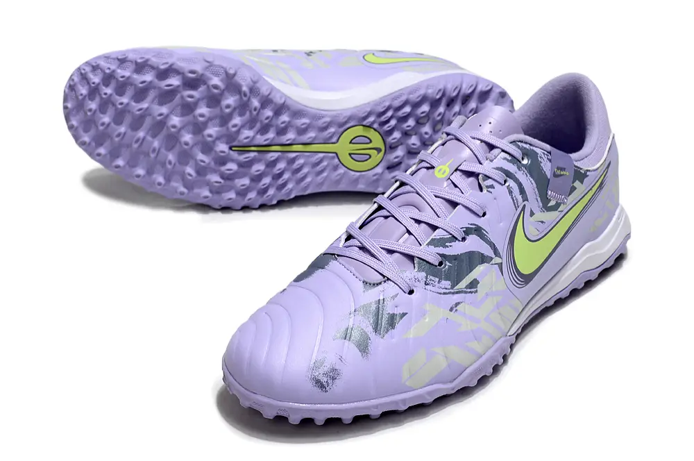 Nike Tiempo Legend 10 Academy TF - Purple/Lime Green/Pale Lavender