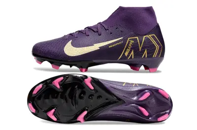 Nike Air Zoom Mercurial Superfly 10 Academy FG - Purple/Gold Rush/Pink Flash