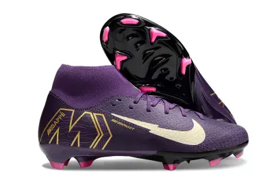 Nike Air Zoom Mercurial Superfly 10 Academy FG - Purple/Gold Rush/Pink Flash