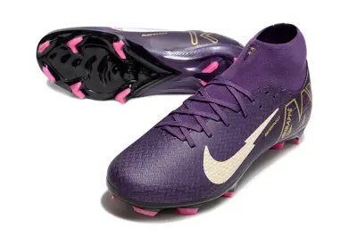 Nike Air Zoom Mercurial Superfly 10 Academy FG - Purple/Gold Rush/Pink Flash