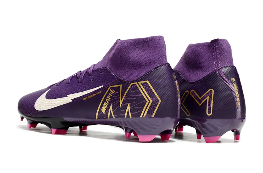 Nike Air Zoom Mercurial Superfly 10 Academy FG - Purple/Gold Rush/Pink Flash