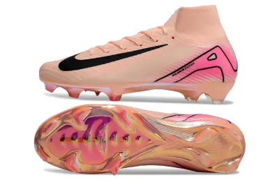 Nike Air Zoom Mercurial Superfly 10 Elite FG - Peach/Vibrant Coral/Black