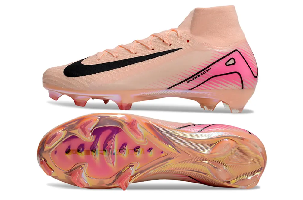 Nike Air Zoom Mercurial Superfly 10 Elite FG - Peach/Vibrant Coral/Black