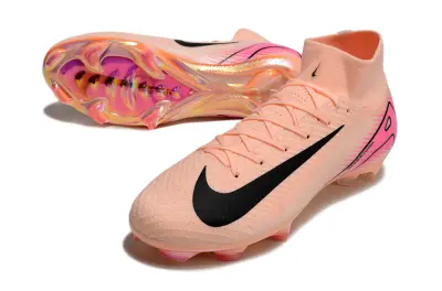 Nike Air Zoom Mercurial Superfly 10 Elite FG - Peach/Vibrant Coral/Black