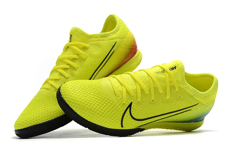 Nike Mercurial Vapor 13 Pro IC - Yellow/Bright Yellow/Blue Gradient
