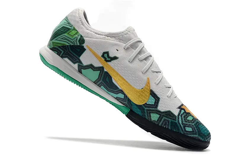 Nike Mercurial Vapor 13 Pro IC - White/Pine Green/Metallic Gold