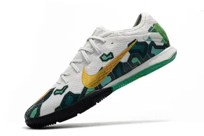 Nike Mercurial Vapor 13 Pro IC - White/Pine Green/Metallic Gold