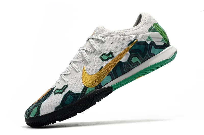 Nike Mercurial Vapor 13 Pro IC - White/Pine Green/Metallic Gold