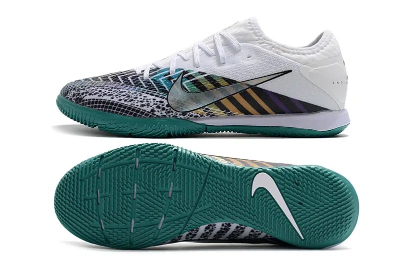 Nike Mercurial Vapor 13 Pro IC - White/Teal Splash/Black Zebra