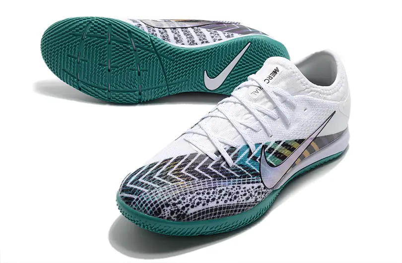 Nike Mercurial Vapor 13 Pro IC - White/Teal Splash/Black Zebra