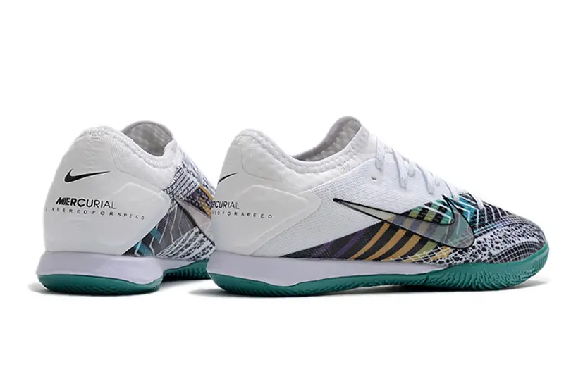 Nike Mercurial Vapor 13 Pro IC - White/Teal Splash/Black Zebra