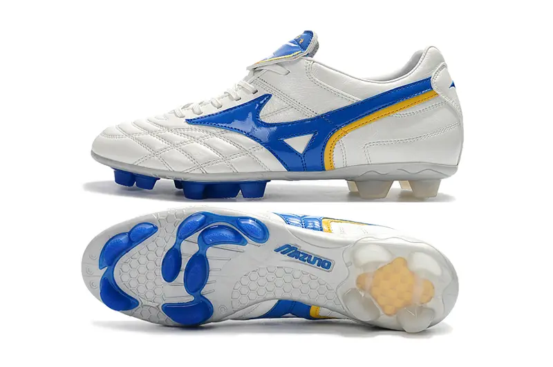 Mizuno Morelia 2 FG - White/Royal Blue/Sunshine Yellow