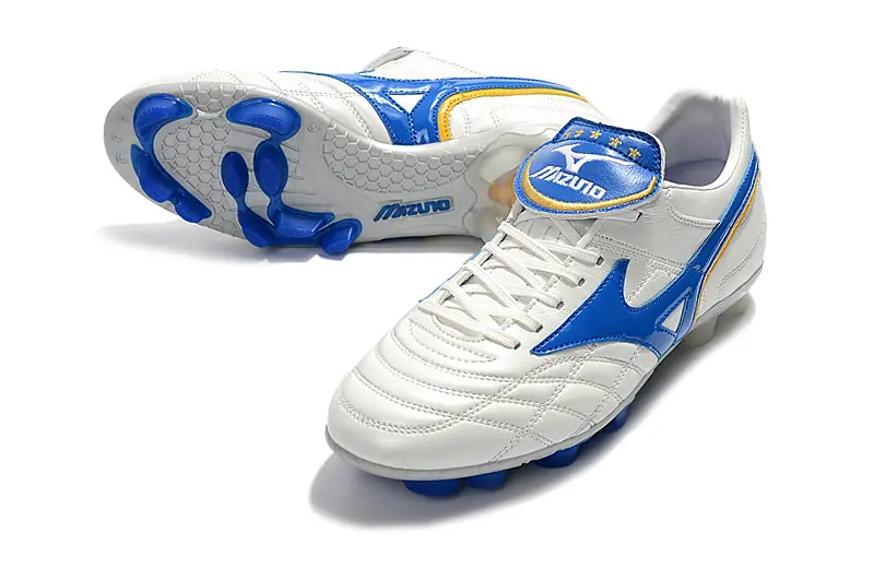Mizuno Morelia 2 FG - White/Royal Blue/Sunshine Yellow