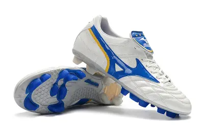 Mizuno Morelia 2 FG - White/Royal Blue/Sunshine Yellow