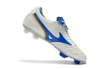 Mizuno Morelia 2 FG - White/Royal Blue/Sunshine Yellow
