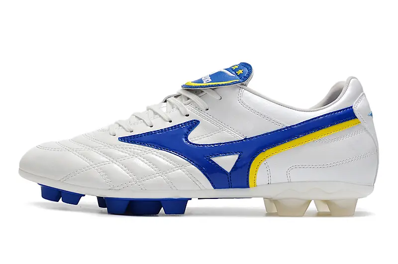 Mizuno Morelia 2 FG - White/Royal Blue/Golden Yellow