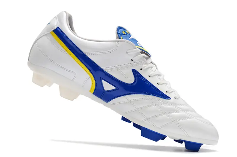 Mizuno Morelia 2 FG - White/Royal Blue/Golden Yellow