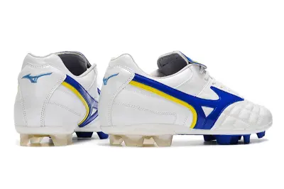 Mizuno Morelia 2 FG - White/Royal Blue/Golden Yellow