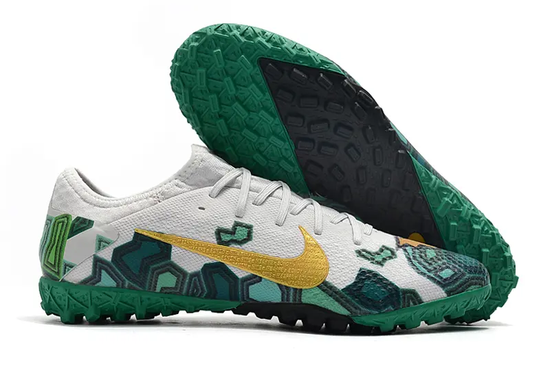 Nike Mercurial Vapor 13 Pro TF - White/Emerald Green/Golden Yellow