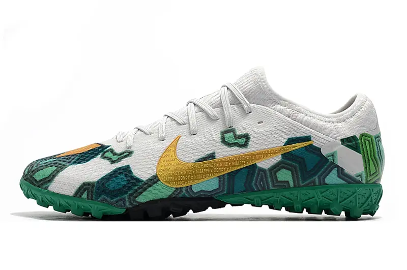 Nike Mercurial Vapor 13 Pro TF - White/Emerald Green/Golden Yellow