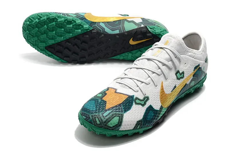 Nike Mercurial Vapor 13 Pro TF - White/Emerald Green/Golden Yellow