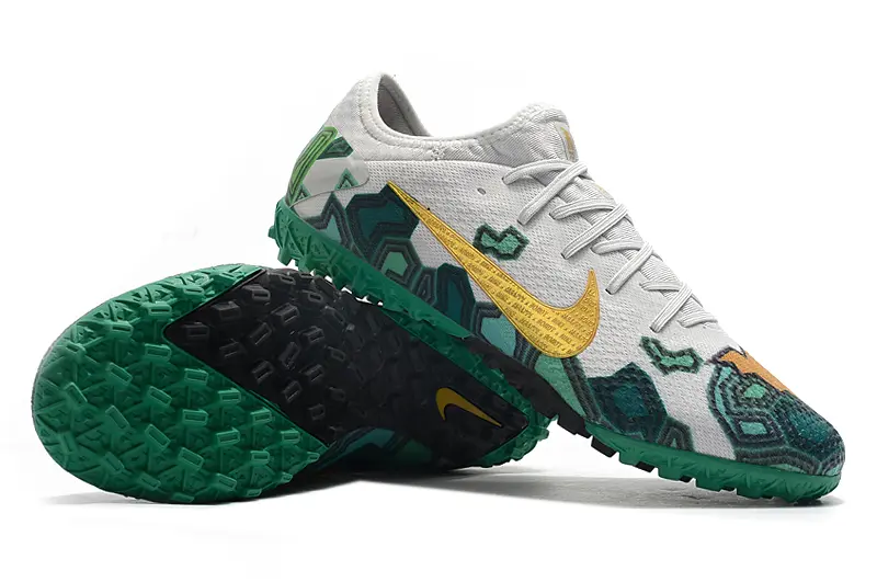 Nike Mercurial Vapor 13 Pro TF - White/Emerald Green/Golden Yellow
