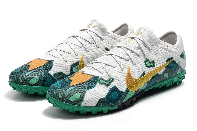 Nike Mercurial Vapor 13 Pro TF - White/Emerald Green/Golden Yellow