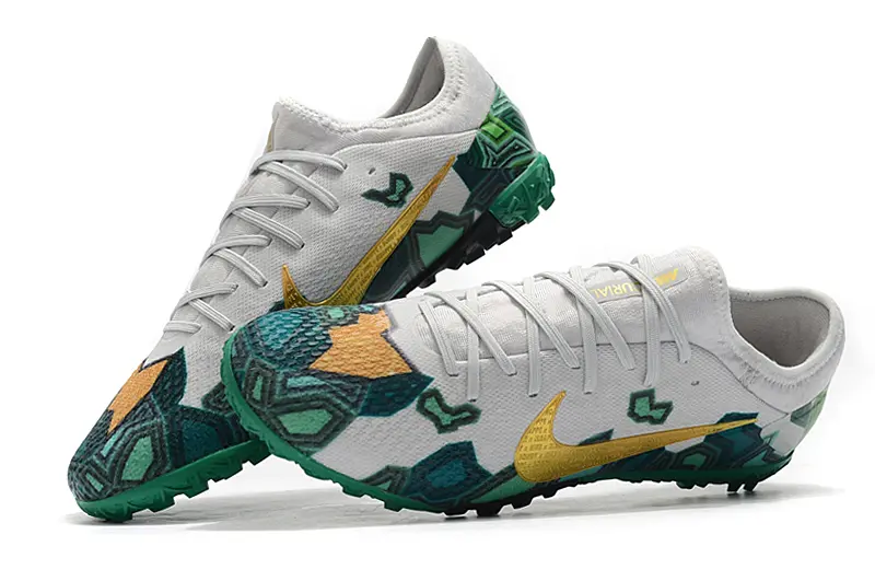 Nike Mercurial Vapor 13 Pro TF - White/Emerald Green/Golden Yellow