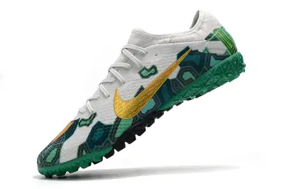 Nike Mercurial Vapor 13 Pro TF - White/Emerald Green/Golden Yellow