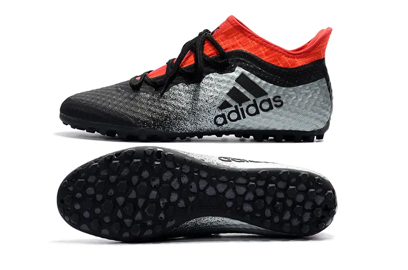 Adidas X Tango 16.1 TF - Black/Fiery Red/Grey Metallic