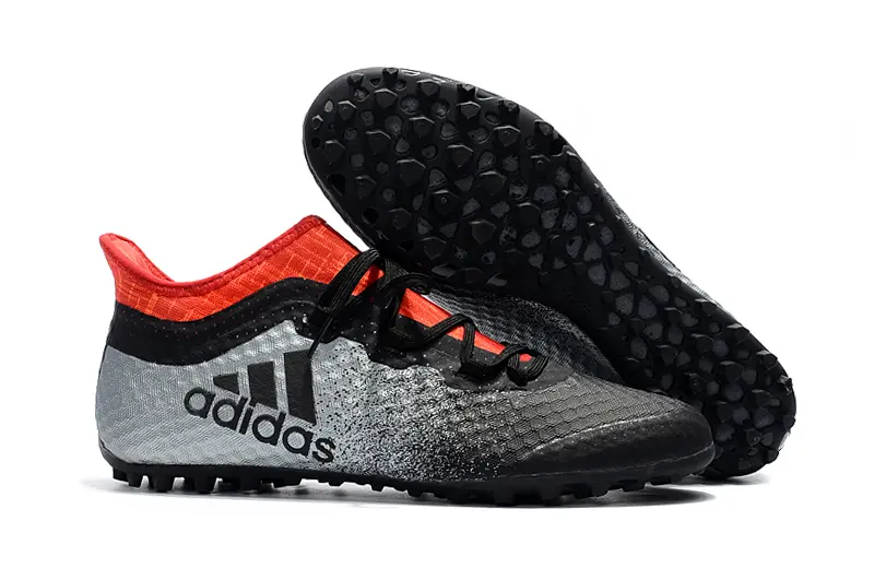 Adidas X Tango 16.1 TF - Black/Fiery Red/Grey Metallic