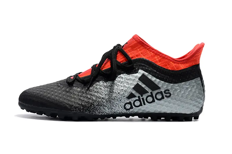 Adidas X Tango 16.1 TF - Black/Fiery Red/Grey Metallic