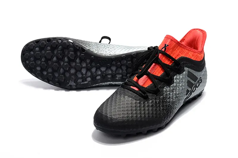 Adidas X Tango 16.1 TF - Black/Fiery Red/Grey Metallic