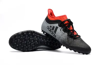 Adidas X Tango 16.1 TF - Black/Fiery Red/Grey Metallic