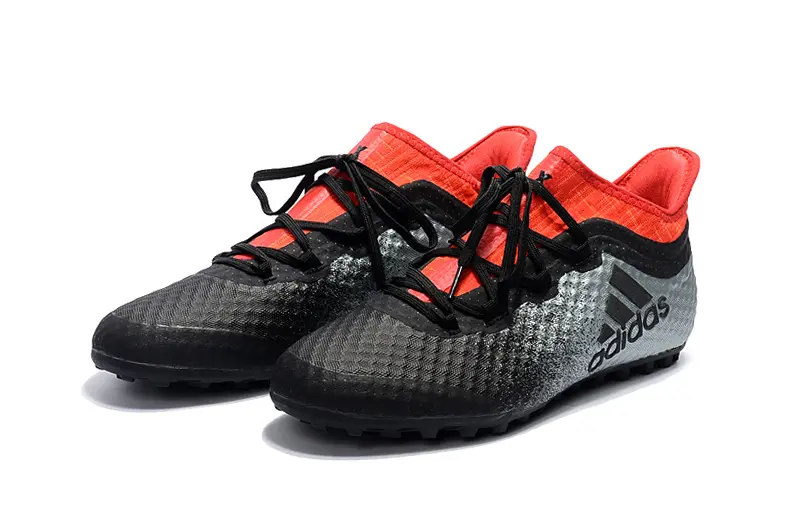 Adidas X Tango 16.1 TF - Black/Fiery Red/Grey Metallic