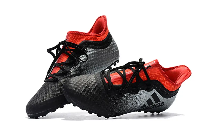 Adidas X Tango 16.1 TF - Black/Fiery Red/Grey Metallic