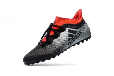 Adidas X Tango 16.1 TF - Black/Fiery Red/Grey Metallic